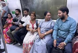 CM takes Metro, bus to Delhi Secretariat