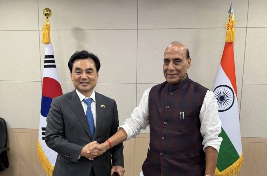 India, South Korea agree to deepen defence ties during MoD Rajnath Singh’s Seoul visit