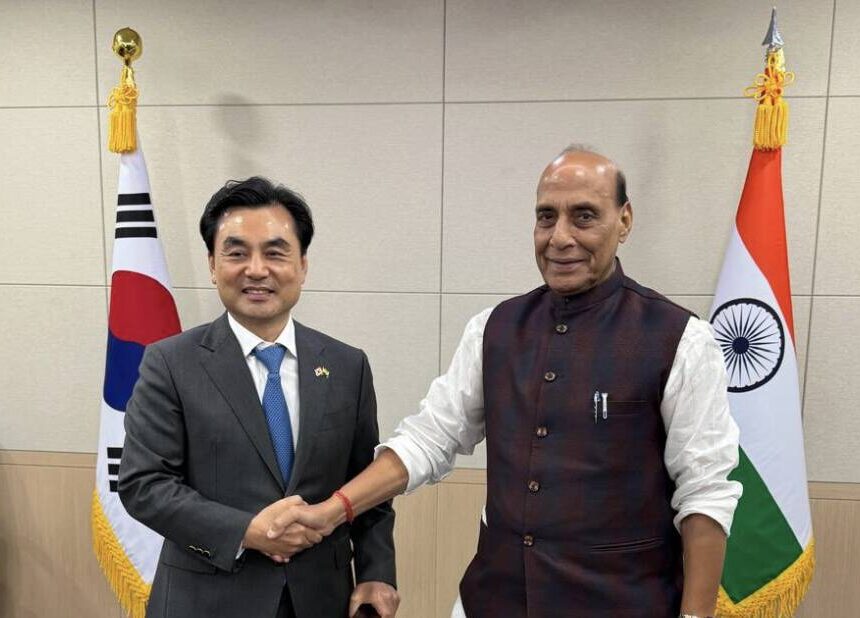 India, South Korea agree to deepen defence ties during MoD Rajnath Singh’s Seoul visit India, South Korea agree to deepen defence ties during MoD Rajnath Singh’s Seoul visit
