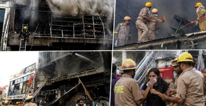 15 killed in fire at coaching centre in Lucknow’s Aliganj area 15 killed in fire at coaching centre in Lucknow’s Aliganj area