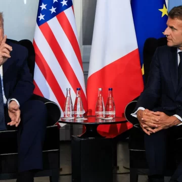 Trump touts Iran deal and Ukraine ambition as he arrives at G7