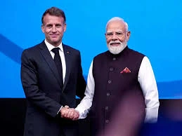 Modi, Macron review Key international and regional issues, boost cooperation in AI, startups and trade Modi, Macron review Key international and regional issues, boost cooperation in AI, startups and trade