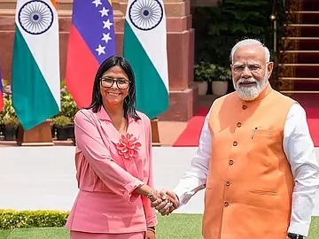 India, Venezuela agree on long-term energy partnership as PM Modi holds talks with President Rodriguez India, Venezuela agree on long-term energy partnership as PM Modi holds talks with President Rodriguez