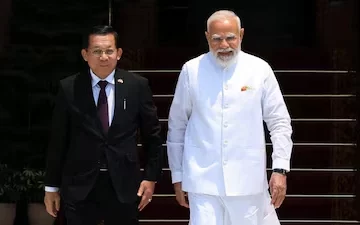 PM Modi Meets Myanmar President Min Aung Hlaing discuss trade, border security and defence PM Modi Meets Myanmar President Min Aung Hlaing discuss trade, border security and defence