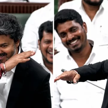 C. Joseph Vijay makes a splash on Assembly debut: Mimics Stalin, puts DMK on notice