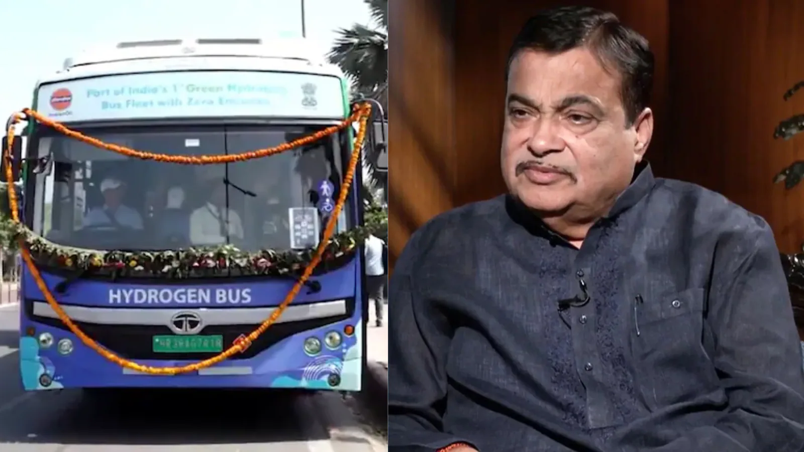 ‘Delhi buses will run on hydrogen: Nitin Gadkari ‘Delhi buses will run on hydrogen: Nitin Gadkari