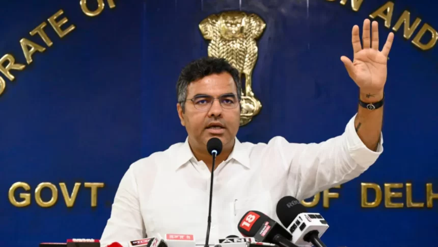 -Sahib-Singh PWD Minister Parvesh Sahib Singh reviews monsoon preparedness,key waterlogging hotspots