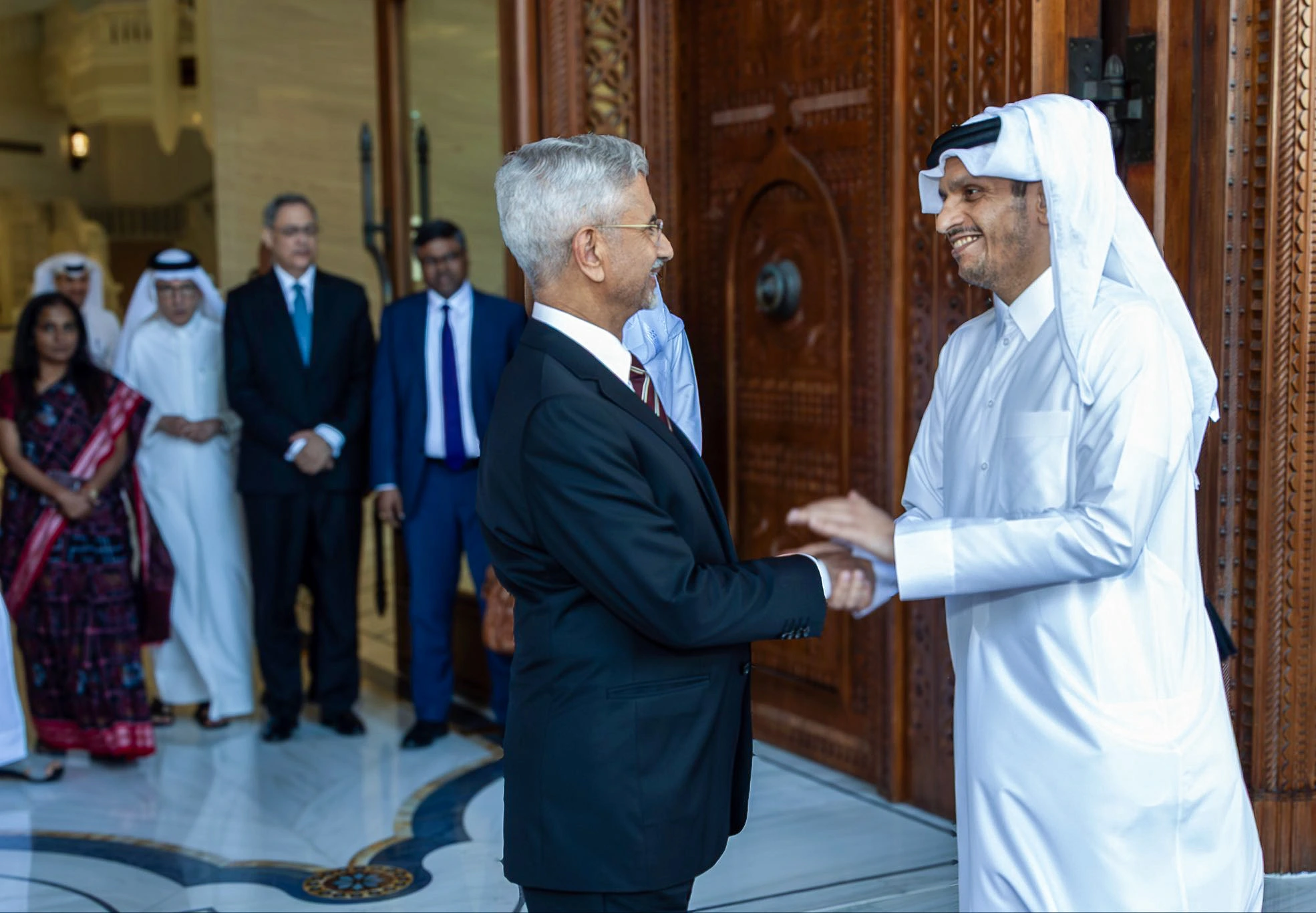 EAM  Jaishankar thanked Qatar PM for ensuring safety of Indians during West Asia conflict