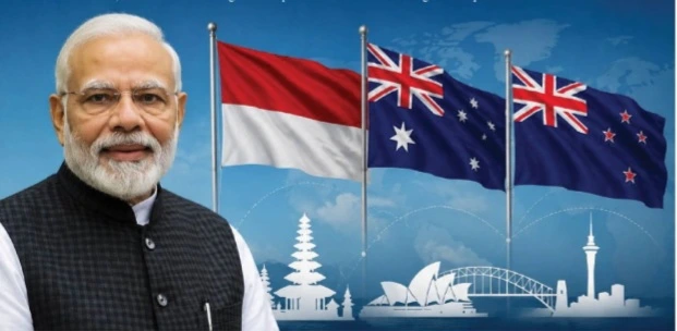 PM Modi Begins Six-day Indonesia, Australia And New Zealand Tour