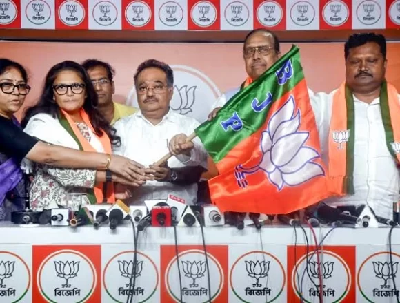 Three ex-TMC MPs join BJP: Named Candidates Ofr RS Bypoll Three ex-TMC MPs join BJP: Named Candidates Ofr RS Bypoll