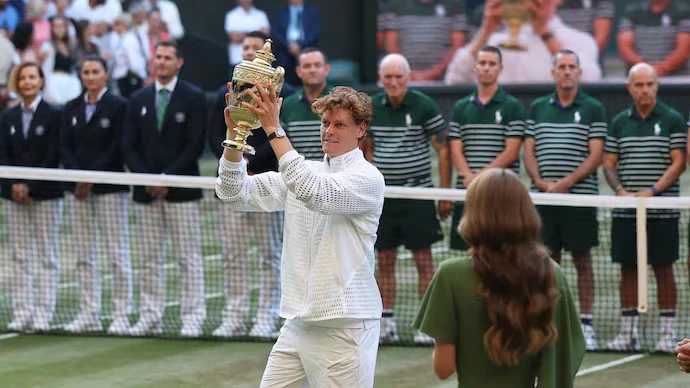 Sinner beats Zverev as world No 1 retains Wimbledon title Sinner beats Zverev as world No 1 retains Wimbledon title