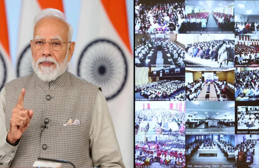 PM Modi says Drugs-free youth crucial for developed India, sa launches campaign PM Modi says Drugs-free youth crucial for developed India, sa launches campaign