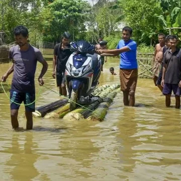 Assam flood situation improves as number of affected dips to 1.78 lakh