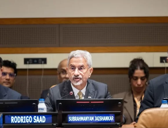 EAM Dr. Jaishankar co-chairs event on ‘AI in the Context of International Peace and Security’ in New York EAM Dr. Jaishankar co-chairs event on ‘AI in the Context of International Peace and Security’ in New York
