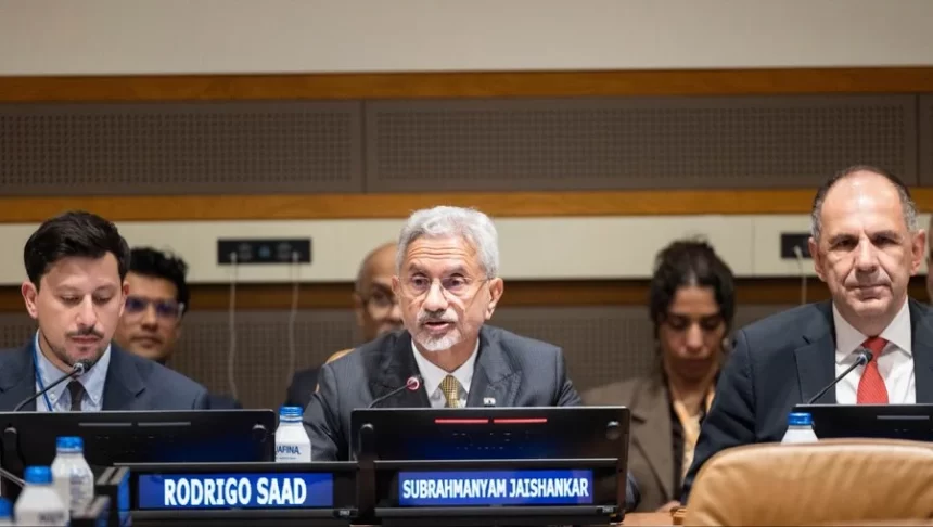 EAM Dr. Jaishankar co-chairs event on ‘AI in the Context of International Peace and Security’ in New York EAM Dr. Jaishankar co-chairs event on ‘AI in the Context of International Peace and Security’ in New York