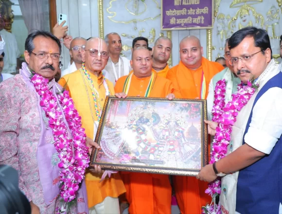 Nitin Nabin joins Janmashtami celebrations Nitin Nabin joins Janmashtami celebrations