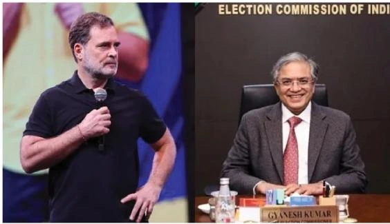 Rahul Gandhi Calls Gyanesh Kumar “Deshdrohi”,”He Must Quit”
