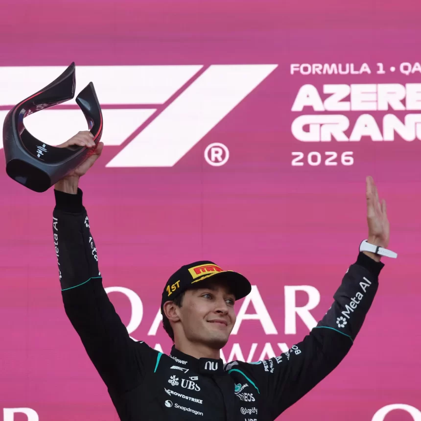 George Russell Fends Off  Verstappen, Wins Azerbaijan GP To Trim Antonelli’s WDC Lead