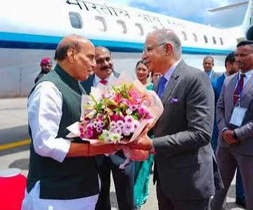 MoD Rajnath Singh visits Sri Lanka to deepen defence and maritime ties MoD Rajnath Singh visits Sri Lanka to deepen defence and maritime ties