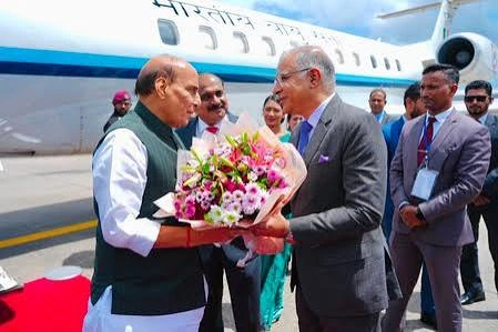MoD Rajnath Singh visits Sri Lanka to deepen defence and maritime ties MoD Rajnath Singh visits Sri Lanka to deepen defence and maritime ties