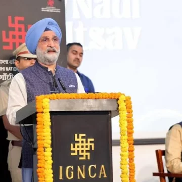 Delhi LG addresses inaugural ceremony of 7th Nadi Utsav in New Delhi Delhi LG addresses inaugural ceremony of 7th Nadi Utsav in New Delhi