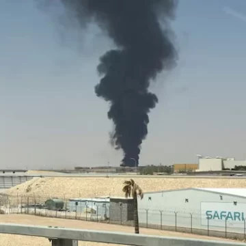 Thick smoke seen near Riyadh airport as Houthis attack Saudi capital, Riyadh Thick smoke seen near Riyadh airport as Houthis attack Saudi capital, Riyadh