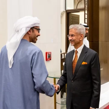 EAM Dr. Jaishankar meets UAE Deputy PM Al-Nahyan, discusses bilateral and global issues