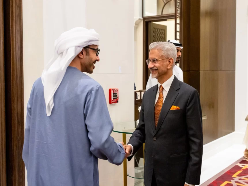 EAM Dr. Jaishankar meets UAE Deputy PM Al-Nahyan, discusses bilateral and global issues EAM Dr. Jaishankar meets UAE Deputy PM Al-Nahyan, discusses bilateral and global issues