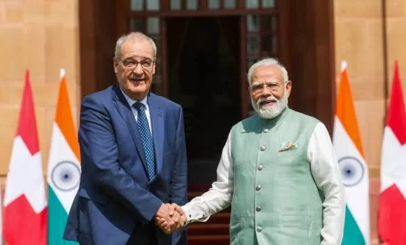 PM Modi, Swiss President Guy Parmelin hold talks, India and Switzerland Ink five agreements PM Modi, Swiss President Guy Parmelin hold talks, India and Switzerland Ink five agreements