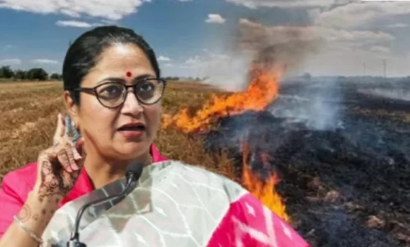 Delhi CM slams AAP govt in Punjab over stubble burning